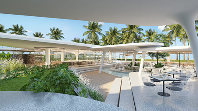 Restaurant & Beach Pool Vogue Resort