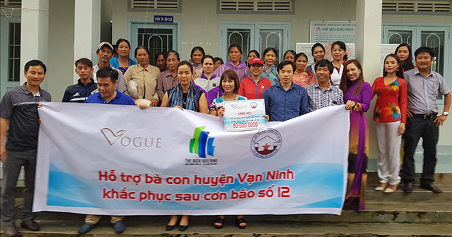 “Vogue Hotel & Resort - Chung tay giúp đỡ đồng bào chịu thiệt hại sau bão”